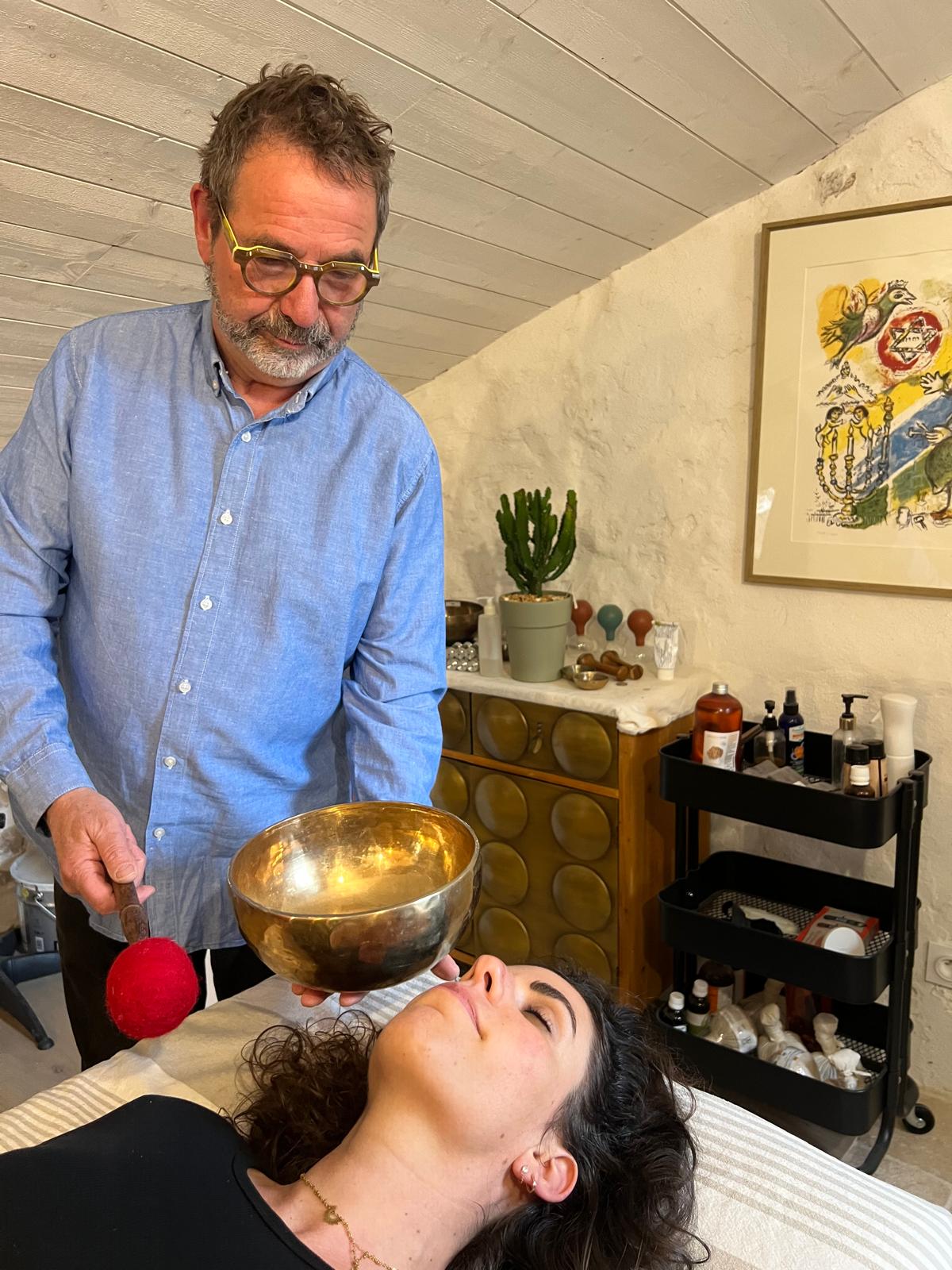 Soin sonothérapie - bol tibétain